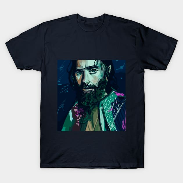 Jared Leto T-Shirt by Daria Popkova